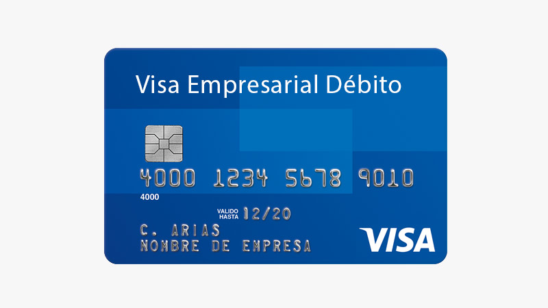 Tarjeta Visa Empresarial Débito